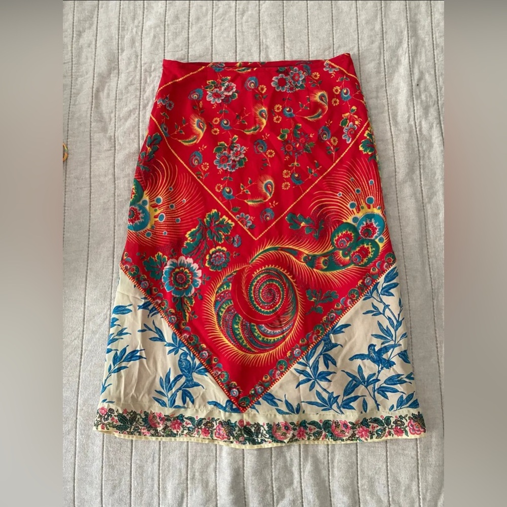 Free People Vintage Midi Skirt